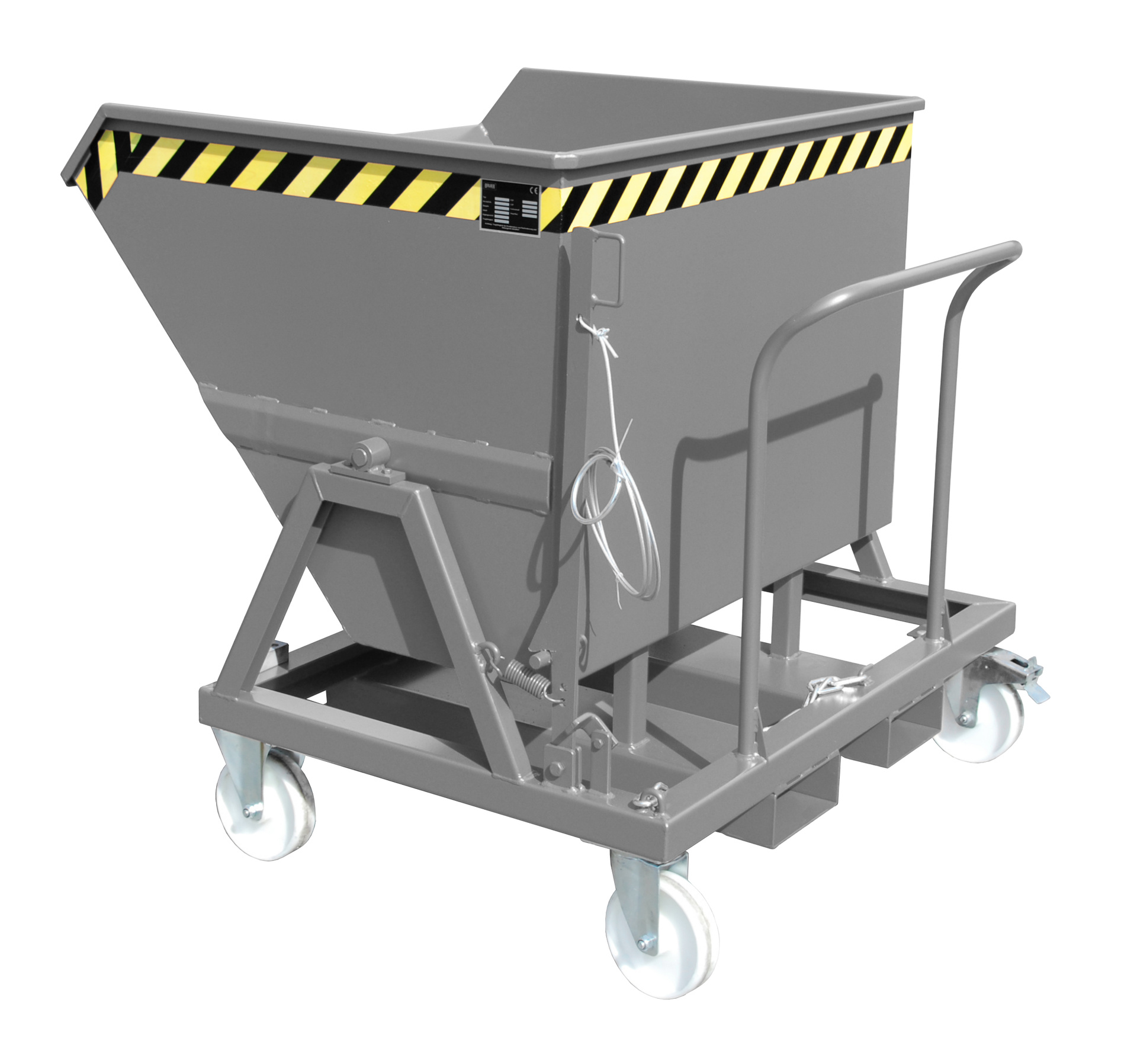 Kippmulde Typ KS RAL 7005 Mausgrau-Anbaugeräte für Ihren Stapler